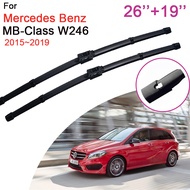 for Mercedes Benz B-Class W246 B160 B180 B200 2015~2019 2016 2017 Car Front Windshield Wiper Blades