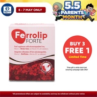 [Alpro Pharmacy] Ferrolip Forte 补铁复合维生素补充剂 柠檬味 | 1 Box/30 Sachets | Improve Anemia Symptoms and Rest