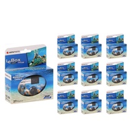 AgfaPhoto LeBox Ocean Waterproof Camera (27 Exposures, 9-Pack) Bundle (9 Items)