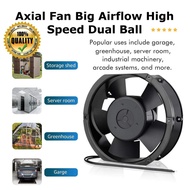 6" AC Axial Fan / Cooling Blower AC240V Ball Bearing 5 BLADES / EXHAUST FAN / COOLING FAN