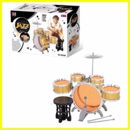 ☈ ◳ ❧ JazzDrum set with chair musical Drums  toys for kids for children