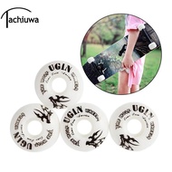 tachiuwa 4 Pack 52x30mm Longboard PU Wheels Replacement Skateboard 78A Hardness Wheels