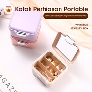 Portable Travel Jewelry Box – Mini Jewelry Box for Rings, Earrings & Necklaces