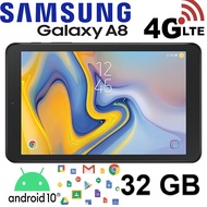 Samsung Galaxy Tab A8 T387 32GB 4G LTE Nano SIM 8 Inch WiFi Camera Android 9.0 Pie and Android 10 Tablet PC Second Hand Unit