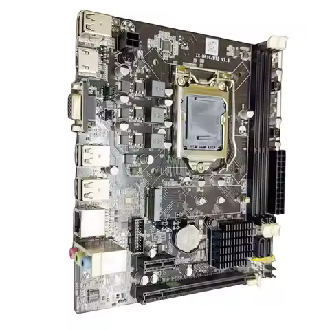 H61 DDR3 Desktop Motherboard LGA1155 -Compatible 2xDDR3 Slots 6XUSB Supports G1610 1620 1630 G2030 C