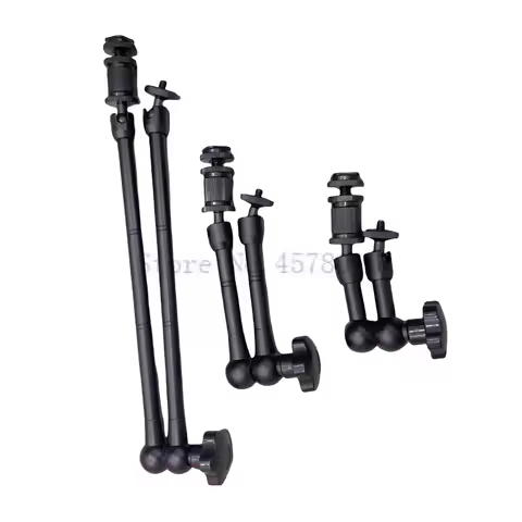 7 inch 11 inch 20 inch Adjustable Friction Articulating Magic Arm Super Clamp For SLR LCD Monitor LE