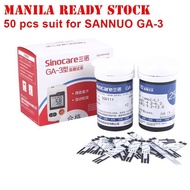 Sinocare GA-3 Blood Glucose Test Strips 50 sheets + 50 needles
