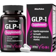 GLP-1 Alternative Supplement, with Akkermansia Probiotics 30 Billion, Hops, Green Tea Extract – Meta