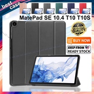 Shockproof Flip Smart Magnetic PU Leather Tablet case cover For Huawei MatePad SE 10.4 2022 T10 9.7 