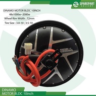 READY Dinamo bldc 10inch 48v 1000w-2000w electric scooter hub motor