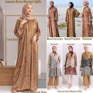 GWENNY DRESS CHARRANA TUNIC HEAVEN LIGHTS GAMIS TUNIK BAJU ATASAN SILK