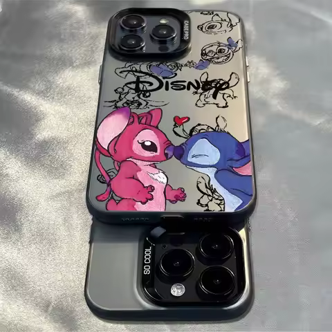 Cute Kiss Stitchs Matte Phone Case for Oppo A6 F31 A5x A5 A3x A60 A79 A98 A78 A58 A38 A18 A57 A76 A3