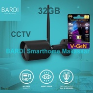 Best seller BARDI Outdoor IP Camera CCTV Wifi Mic Speaker + 32 Gb