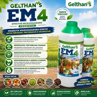🌱 Gelthan’s EM4 Effective Microorganisms Probiotic 1 Liter | Untuk Pertanian, Ternakan & Akuakultur