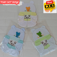 1 pcs TOPI SET/CIPUT BAYI BARU LAHIR MURAH/ciput bayi baru lahir satu set lucu