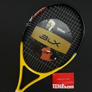 Wilson BLX Six One 27 (Yellow-Black) Tennis Racket (Grip , String And Ready To Use Racket Bag) 100% 