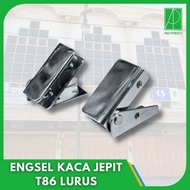 T86 L Straight Glass Hinge