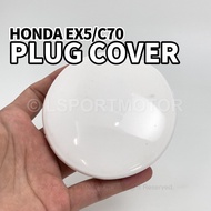 HONDA EX5 / DREAM / C70 / GBO / GBOJ PLUG COVER (WHITE) FRONT COVER LEGSHIELD LEG SHIELD CAP PENUTUP
