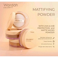 Wardah Colorfit Powder Mattifying Powder 15g Face Powder Makeup Cosmetic Face Powder