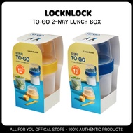 [LOCKNLOCK] TO‑GO 2-Way Lunch Box 560ml + 310ml