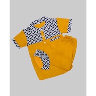 MUSLIM CLOTHING FOR BOYS 1-10 YEARS CLOTHES/ AZRIEL BATIK MOTIF CHILDREN'Skoko