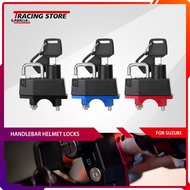 Motorcycle Helmet Lock For SUZUKI DR-Z 125L 250 400E 400S 400SM DRZ 2022 Portable Anti-Theft Key Loc