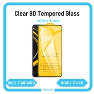 (BELI 2 PERCUMA 1) INFINIX Clear 9D Tempered Glass Screen Protector Note40/Smart9/Hot50/Note50/Smart