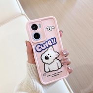 Rainbow case เคสนิ่มสีทึบ สกรีนลายน้องหมา กันเลนส์กล้อง สำหรับไอโฟน7plus 8plus XR i11 i12 12proMax i