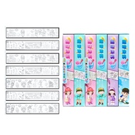 (Next Day Delivery)  Adhesive Coloring Paper Roll Cute Cartoon Own Customisation Graffiti Painting C