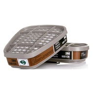 3M Respirator Cartridge 6001CN Organic Acid Filter 6006 Elemen Penapis Trapezoid Komprehensif Serasi