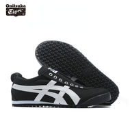 Onitsuka Tiger Shoes 66 Meters of White/black Men's and Women's Sports Leisure Sports Shoes Tiger Tiger Running Jogging Shoes