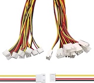 JST XH 2.54mm 3 Pin Connector,20 PCS Male Plug and 20 PCS Female Socket, Micro Wire Connectors with 