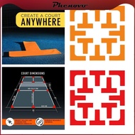 [Phenovo] Pickleball Court Marker Court Lines Marker Tennis Court Silicone Portable Lines Marking Se