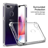 Fashion Shockproof Bumper Transparent Silicone Phone Case For OPPO A3S NEO 9 A37 F1S A59 A7 A71 A71K A77 F3 A83 F5 F7 F7 YOUTH F9 R7S R15 PRO R17 PRO Shockproof Thin Case Cover TPU Silicone Bumpers Transparent Clear Back Anti Scratch Protective Covers