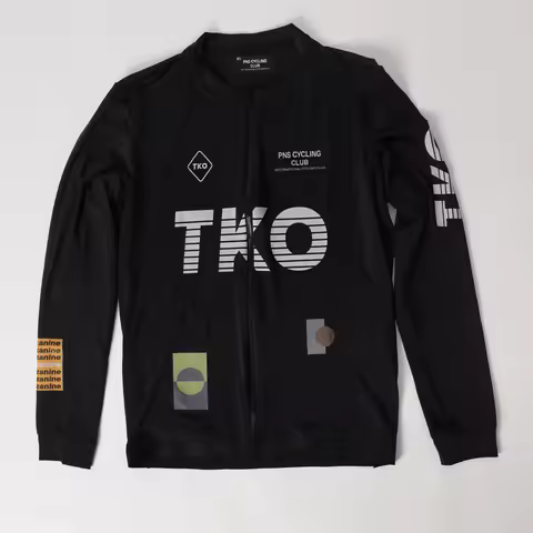 Men Cycling Jersey Long Sleeve High Quality Breathable Slim Fit PNS Cycling Jersey Pro Team TKO Bicy