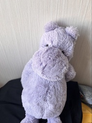 Jellycat 薰衣草紫河馬毛公仔