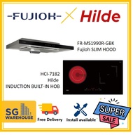 HCI-7182 Hilde Combi Hob/ FR-MS1990R-GBK Fujioh Hood HYBRID COMBO