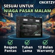 ENERTZY Portable Power Station 350W/650W/1000W AC 220V Output Emergency Power Supply Solar Powerbank
