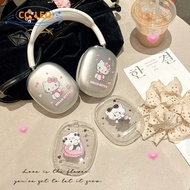 Compatible with AirPods Max Transparent Soft Case Cute Cat For AirPods Max Shockproof Shell Case Protective Case Cartoon Soft Case