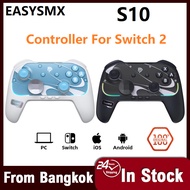 EasySMX S10 Wireless Gamepad TMR With RGB Controller Compatible With Switch 2/Pc/Phone/Steam