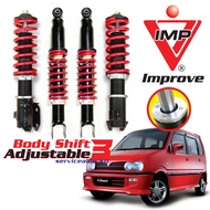 ADJUSTABLE Perodua Kenari / Kelisa Hi Lo Body Shift Serviceable Absorber