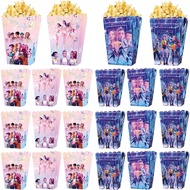 6pcs Demon Hunters Birthday Party Popcorn Box Kpop Anime Cosplay Party Favors Boxes Candy Cookie Par