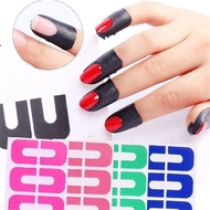 Peel Off Nail Art Tape Finger Protector Sticker U-shape Finger Cover Stickers Nail Polish Anti-overf