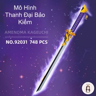 Đồ Chơi Lắp Ráp Kiểu LEGO Mô Hình Đoản Đao Đại Bảo Kiếm Của Amenoma Kageuchi Trong Genshin Impact No