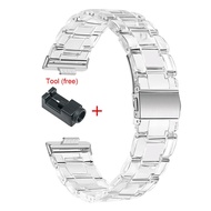 Fashion Transparent สายนาฬิกา For Huawei Watch Fit 3 สาย นาฬิกา สมาร์ทวอทช์ สายนาฬิกาข้อมือสำหรับ Sport สายนาฬิกา