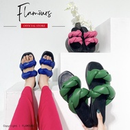 New Product soft puffy platforrm women's sandals Sepiral Thick Foam comfortable premium Anti Slips C