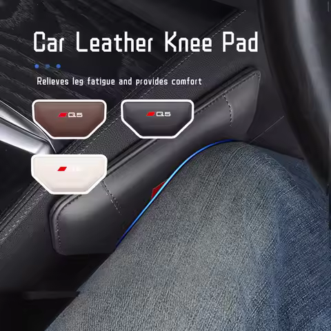 Universal Car Knee Leg Cushions Armrest Elbow Pad Accessories For Audi TT S3 S4 QS5 RS5 RS6 B6 B7 B8