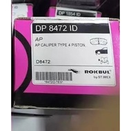 Front Brake Pads Caliper AP Racing Type 4 Piston