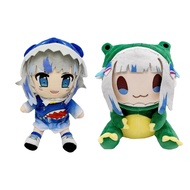 baove 7.87 inch Dino Gura Stuffed Plush Toy: Shark Gura Anime Figure Doll Baby Shark Stuffed Animal 