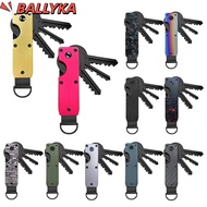 BALLYKA Key Organizer, Holds 2-6 Keys Metal Key  Holder, Smart with Screwdriver Minimalist Keys Fob 
